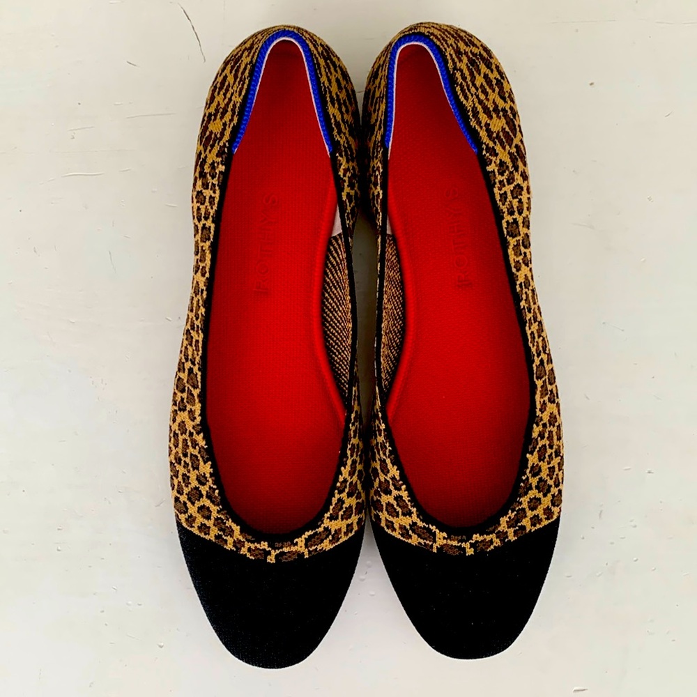 Rothy’s Little Cat Square Flat Cap Toe 12.5